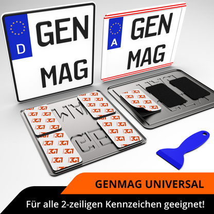 GENMAG Klett Kennzeichenhalter Rahmenlos Motorrad Roller Moped Mofa Deutschland Österreich Rahmenlose Kennzeichenhalter Klett Kennzeichen Klett
Plateholder Ivality Klettmax Roadz plexiclick simplefix twistnfix LVL7EVEN ccultec