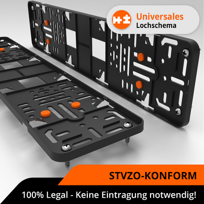 GENMAG Rahmenlose Kennzeichenhalter Rahmenlos Deutschland Nummernschildhalterung Auto Kennzeichenhalterung Nummernschildhalter Kennzeichen
Plateholder Ivality Klettmax Roadz plexiclick simplefix twistnfix LVL7EVEN ccultec