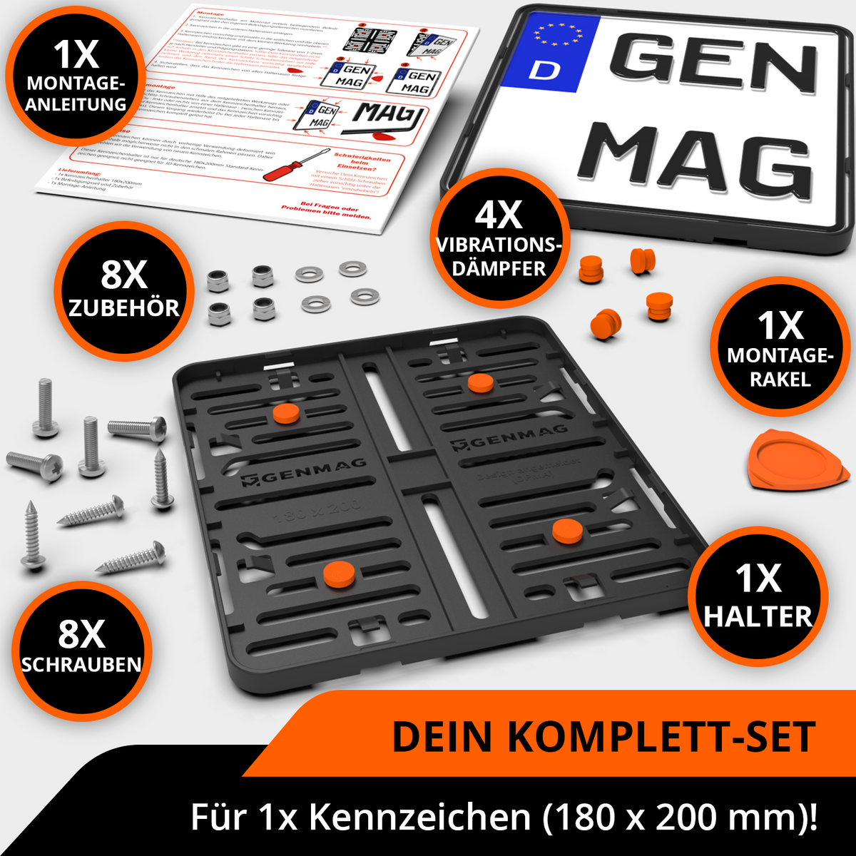 Kennzeichenhalter Motorrad 180x200 Nummernschildhalterung Motorrad Kennzeichen 180 x 200 Kennzeichenhalterung Motorrad Schwarz Deutschland
Plateholder Ivality Klettmax Roadz plexiclick simplefix twistnfix LVL7EVEN ccultec