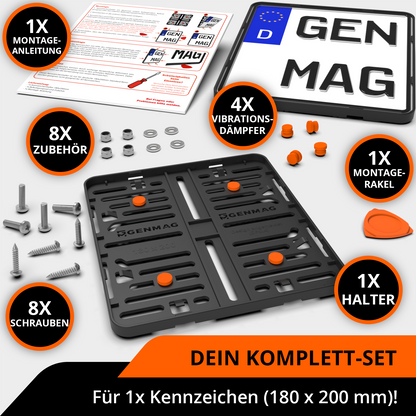 Kennzeichenhalter Motorrad 180x200 Nummernschildhalterung Motorrad Kennzeichen 180 x 200 Kennzeichenhalterung Motorrad Schwarz Deutschland
Plateholder Ivality Klettmax Roadz plexiclick simplefix twistnfix LVL7EVEN ccultec